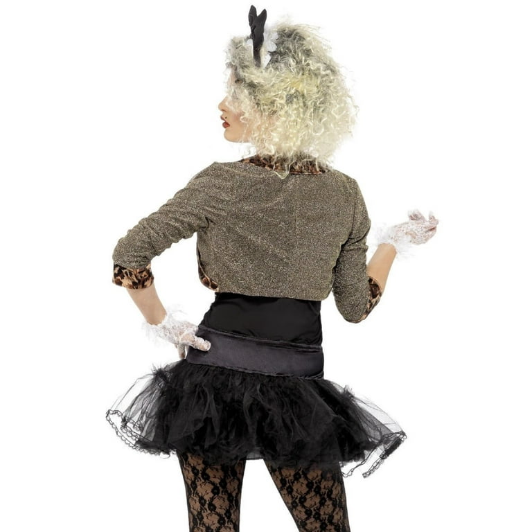 80s Wild Child Costume Adult Black 80s Wild Child Costume Adult Black