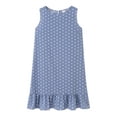 thumbnail image 2 of Vestido de mujer Vestido sin mangas con puntos Vestido sin mangas con volantes sueltos, Azul claro, L tholdsy AP002113-33, 2 of 3