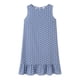thumbnail image 2 of Vestido de mujer Vestido sin mangas con lunares Vestido sin mangas con volantes sueltos, Azul claro, 3L AweSitey AP002113-36, 2 of 4