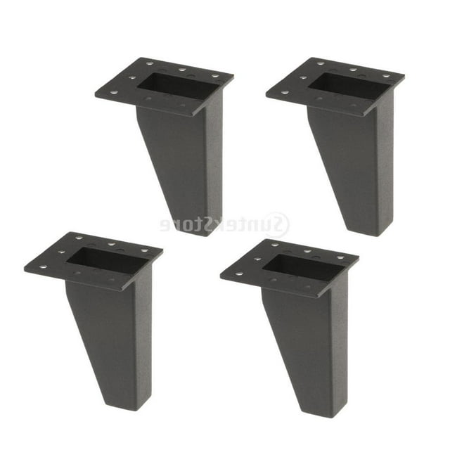 4 Piezas de Aleación de para Patas de Sofá, Piezas de Soporte de Repuesto, Y Tamaños 8cm Yotijar Pata de sofá de servicio pesado