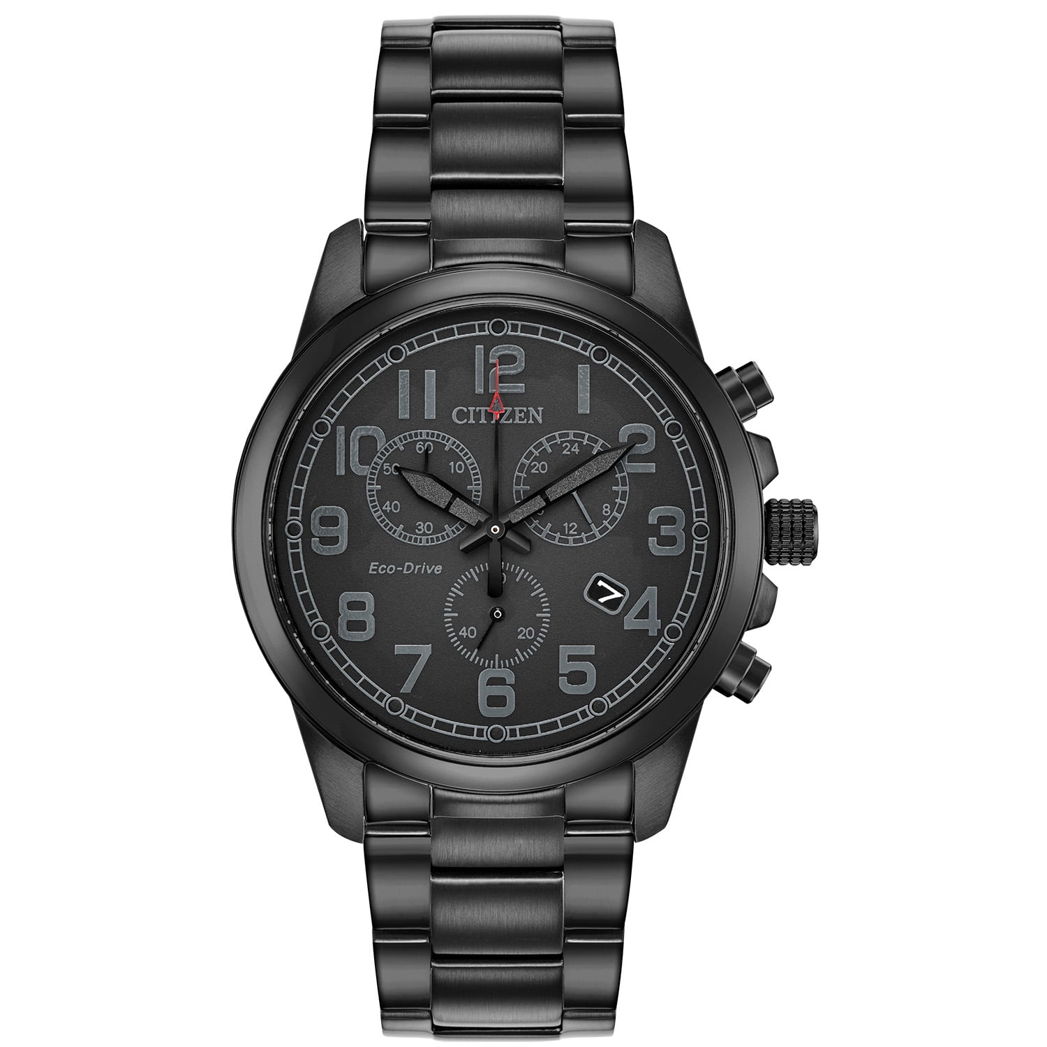 all black citizen watch men's