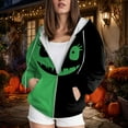 thumbnail image 7 of Godom Womens Zip Up Hoodies Oversized Sweatshirts Fall Fashion Outfits Casual Jackets Hallowee Hoodie 2025 Winter Clothes, 7 of 7
