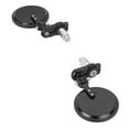 thumbnail image 3 of 1 Pair Motorcycle Mirrors, Universal Motorcycle Rear View Side Mirrors Handle Bar Bar End Motorcycle Mirrors, Black, 3 of 8
