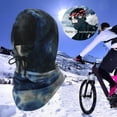 thumbnail image 2 of Pasamontañas, capucha protectora para el sol, calentador de cuello para ciclismo en climas fríos Armada, 2 of 8