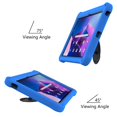 thumbnail image 5 of Kids Friendly Rugged Case for Lenovo Tab M10 Plus (3rd Gen) 10.6" 2022, Heat Dissipation Multi-viewing Angle Stand, 360 Degree Rotation Shock-Absorbing Drop Protection Shoulder Strap, Blue, 5 of 10