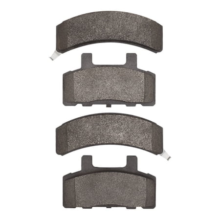 CarLights360 For GMC C1500/K1500 1990 1991 Disc Brake Pads | Semi Metallic Friction | 16.6 mm / 0.65 in Inner Overall Thickness | 125 mm / 4.92 Inches Width | 58.4 Millimeters / 2.30 in Outer Height