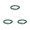 thumbnail image 3 of Minnieouse de tortuga Piedra natural Accesorio de moda Piedras preciosas y cristales Pulseras de amistad Mejores amigos Regalos Malaquita Type1 NO1 Minnieouse CBP320988, 3 of 6