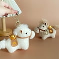 thumbnail image 3 of Misright Realistic Stuffed Horse Animal Keychain Key Holder Pendant For Bag Charm, 3 of 11