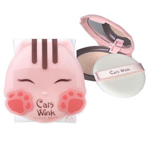 Tonymoly Cats Wink Clear Pact 1 - Tony Moly Makeup Tonymoly Cats Wink Clear Pact 1 - Tony Moly Makeup