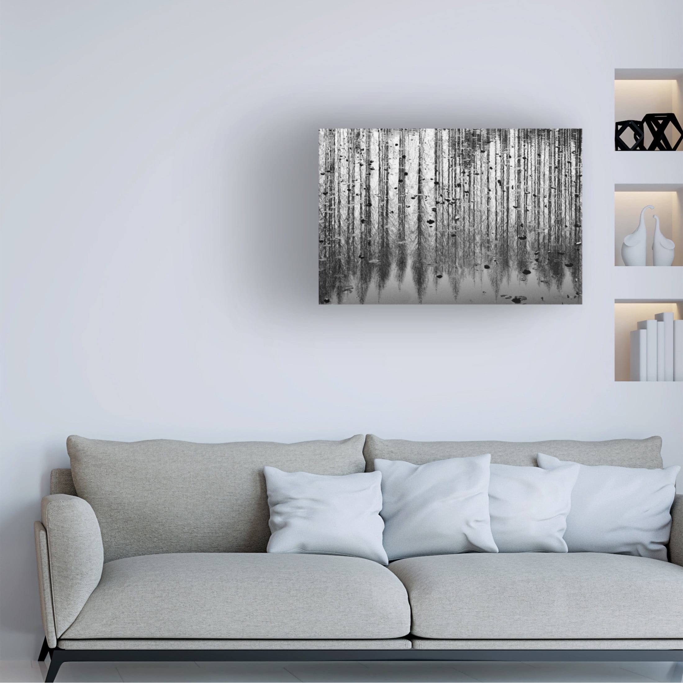 Trademark Fine Art YoungIl Kim  tall reflection Canvas Wall Art