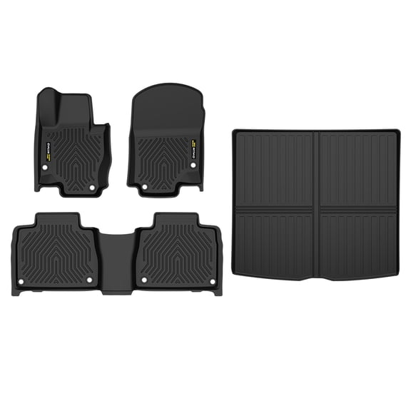TPE Floor Mats 4PCS Fit for Benz GLE 2020-2025((Not Fit Coupe) Cargo Liners All Weather Full Coverage Black