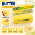 thumbnail image 4 of Butter Stick Squishy Toy, Fake Food Fidget Toy with Peelable Wax Paper, Slow Rising PU Stress Relief Squeeze Toy, Funny Novelty Gag Gift for Party Holiday Exchange, 4 of 6
