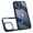 darkblue, variant on ELEHOLD for iPhone 13 Case Transparent Crystal Clear Back Case Carbon Fiber Texture Bumper Shockproof Protective Slim Anti-Yellowing Cover for iPhone 13,gray