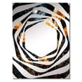 thumbnail image 2 of Designart "Starry Night Marigold A Floral Symphony I" Marigold Oversized Wall Mirror - Traditional Floral Bathroom Decorative Wall Mirror - Multiple Color Options, 2 of 6