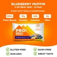 thumbnail image 4 of PROBAR - MEAL Bar, Blueberry Muffin - Natural Energy, Non-GMO, Gluten-Free, Plant-Based Protein, 12 Count, 4 of 5