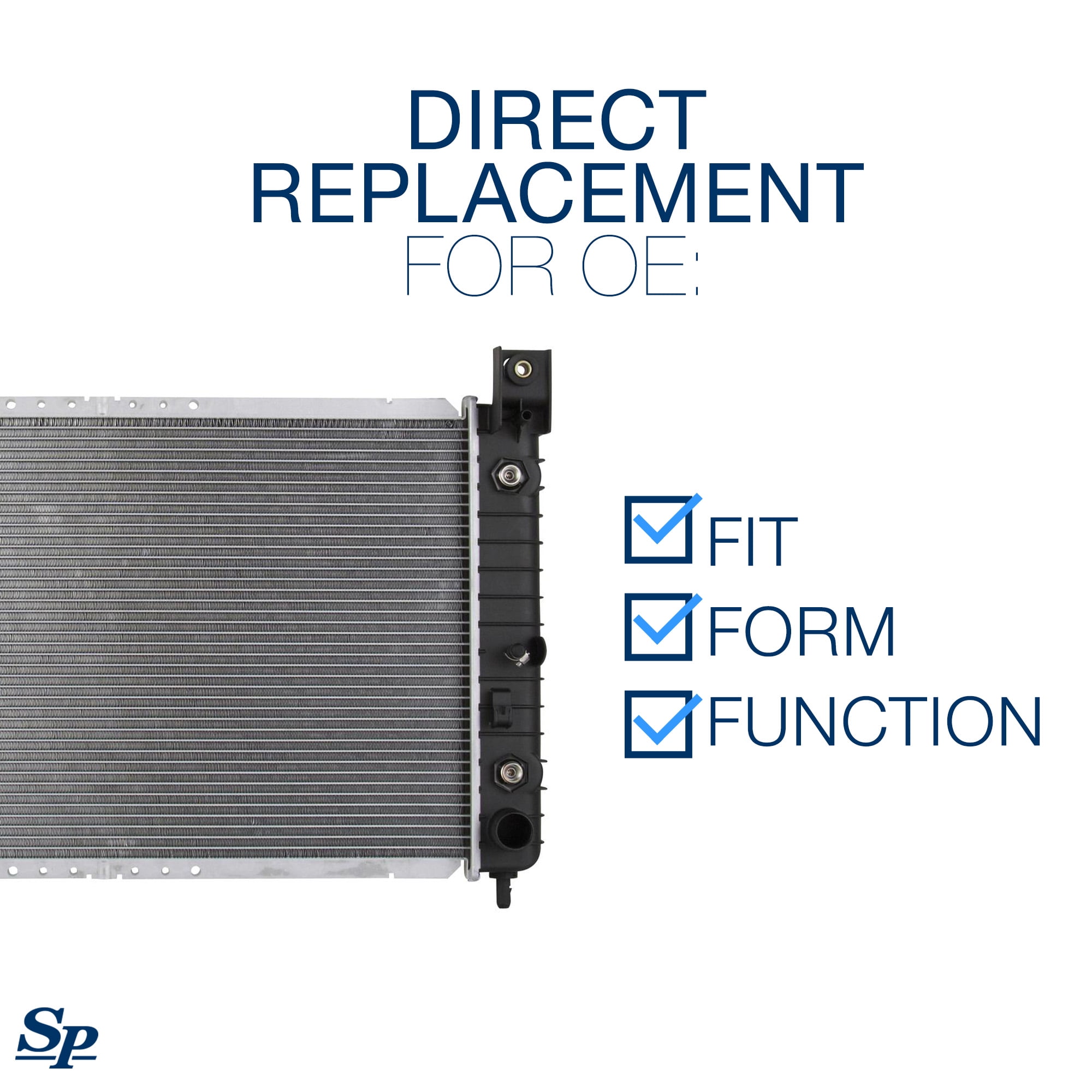 Spectra Premium CU2334 Automotive Radiator Fits select: 1999-2013 CHEVROLET SILVERADO, 2000-2006 CHEVROLET TAHOE