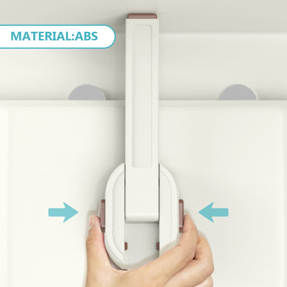 Toilet Lock Child Safety - Ideal Baby Proof Toilet Seat Lock With 3M Adhesive Top Safety Toilet Seat Lock Fits Most Toilets White 1 Pack