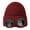 Wine Red, variant on Naierhg Glasses Knitted Hat Unisex Bomber Hat Solid Color Elastic Soft Warm Anti-slip Regular Fit Ear Protection Windproof Decorative Winter Beanie Headwear for Winter Grey