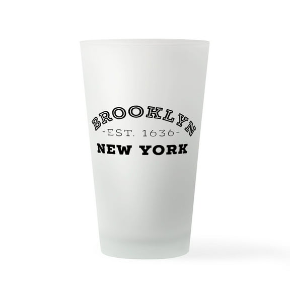 CafePress - Brooklyn New York - Pint Glass, Drinking Glass, 16 oz. CafePress