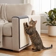 thumbnail image 3 of Vibrant Life Sisal Cover Cat Scratcher for Couch Left Side, White, 23.62" x 19.69", 3 of 8