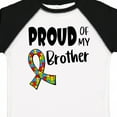thumbnail image 4 of Inktastic Proud of My Brother Autism Awareness Puzzle Piece Ribbon Boys or Girls Toddler T-Shirt, 4 of 5