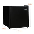 thumbnail image 2 of Magic Chef 1.7 Cu ft One-Door No Freezer Mini Fridge, Black, E-Star, 2 of 5