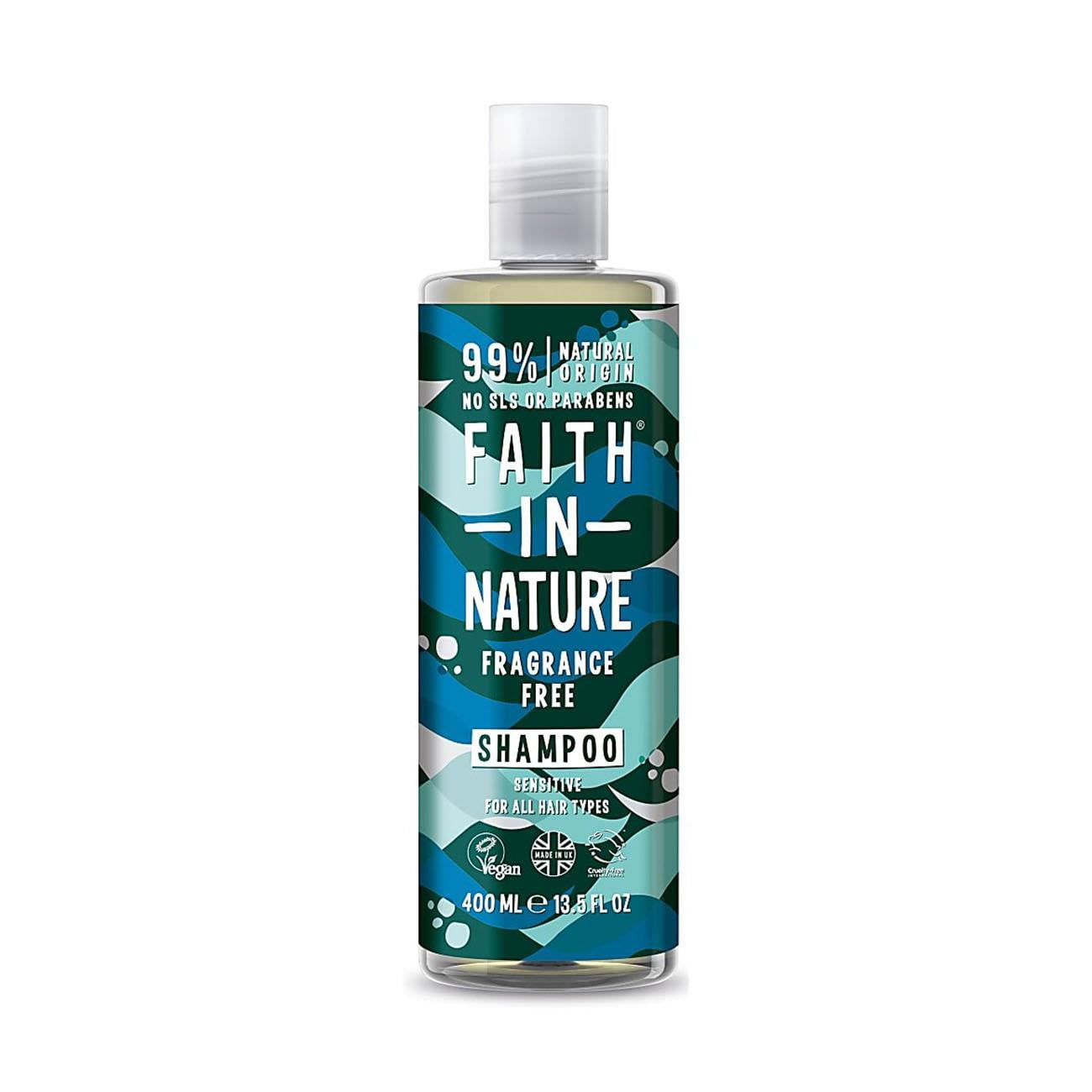 Faith in Nature Natural Fragrance Free Shampoo 13.5floz -