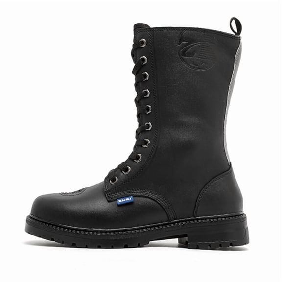 Stylish motorcycle boots - Classic design, comfortable and breathable, suitable for both daily commuting and casual riding,Black,36