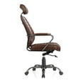 thumbnail image 4 of Moe's Home Collection Executive Office Chair Dark Brown Leather, 4 of 11