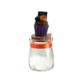 thumbnail image 2 of Halloween Candy Jar, Decorative Glass Storage Container with Resin Topper Lid for Fall Tabletop Centerpiece, Cork Sealed Treat Canister for Party Decor and Small Keepsake Organization, 2 of 8