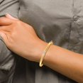 thumbnail image 3 of 14k Yellow Gold Bracelet Bangle Women's Diamond Round 5 mm 7 in AA Hinged, 3 of 3