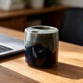 thumbnail image 4 of Tong Ceramic Cup Porcelain Coffee Mug Lid No Handle Travel Friendly Home, 4 of 6