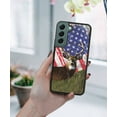 thumbnail image 5 of WIRESTER Shockproof Soft Rubber Cover Case for Samsung Galaxy S22 6.1" 2022, Vintage American USA Flag Deer, 5 of 5