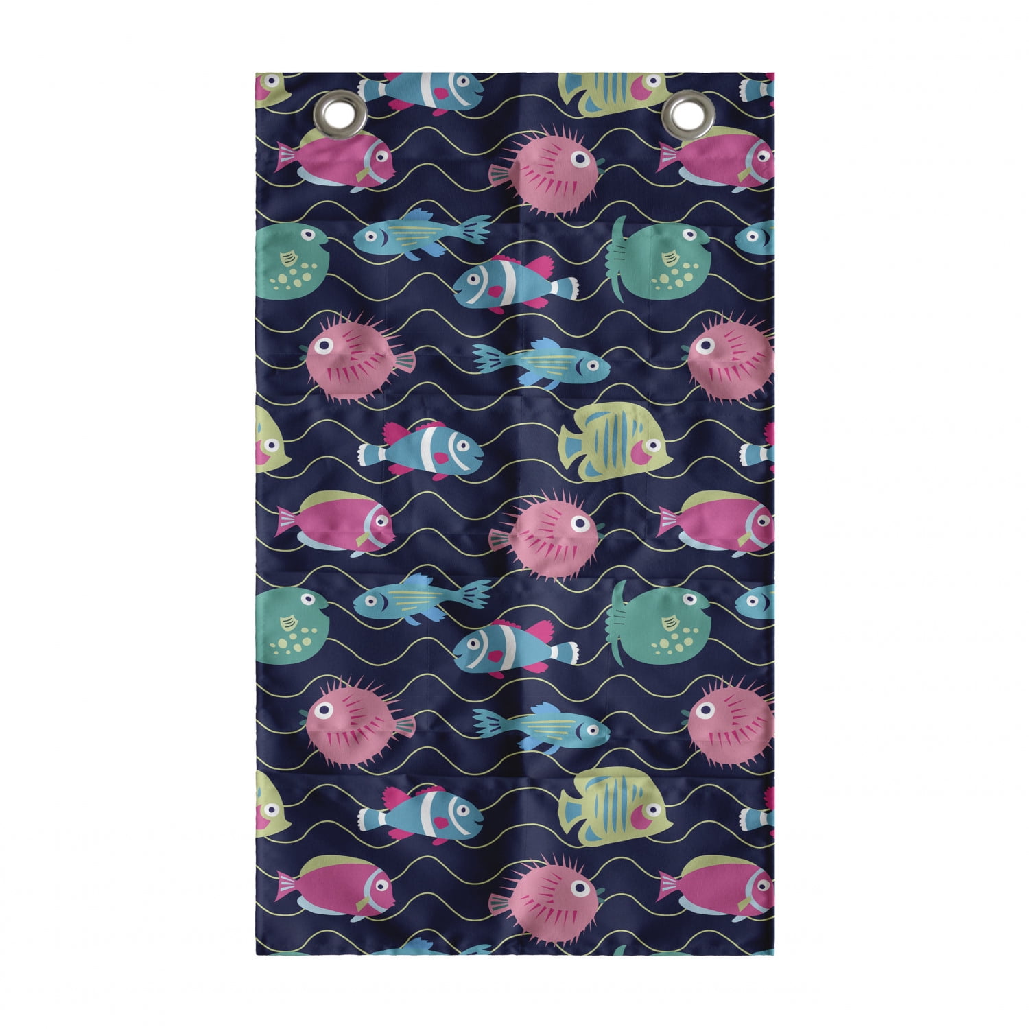 Underwater Hanging Pocket Organizer, Funny Ocean Animals Swimming ...