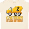 thumbnail image 4 of Inktastic 2nd Birthday Construction Truck, Cement Mixer 2 Years Old Boys or Girls Toddler T-Shirt, 4 of 5