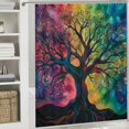 thumbnail image 6 of Orinice Rainbow Fantasy Art Bathroom Decor Set with Hooks, Colorful Luxurious Graphic Print Polyester Fabric Shower Curtain, 100% Polyester Bathroom Shower Curtain Set 69x72, 6 of 7