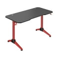 thumbnail image 2 of Ultimate Computer Gaming Desk Red Metal Legs with LED Under Desk Lighting, 2 of 2