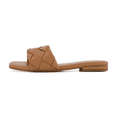 thumbnail image 4 of Cushionaire Franca Woven Slide Sandals Women Dressy or Casual with Memory Foam | Comfortable Summer Shoes for Women | Lightweight Slip-On Flat Sandals | Wide Widths Available, 4 of 7