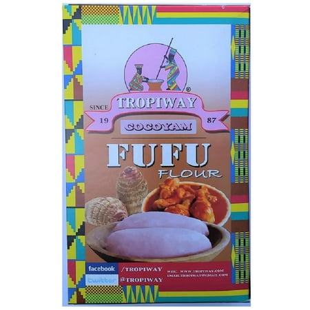 Tropiway Cocoyam FuFu Flour Unique ingredient for producing authentic, traditional African food