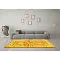thumbnail image 3 of Ahgly Company Indoor Rectangle Geometric Yellow Traditional Area Rugs, 5' x 7', 3 of 4