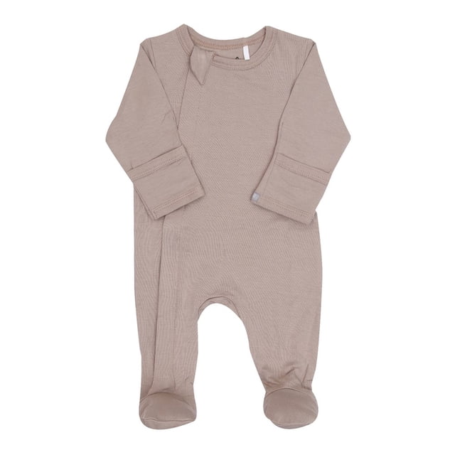 Coccoli Tencel Modal Zippered Footie Sleeper - As Soft As Bamboo - Moonlight (Newborn, 6-7 lbs)