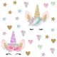 thumbnail image 1 of Piezas de pegatina de unicornio MACHAO pegatina de pared de dibujos animados removibles decoración de pared, 1 of 5