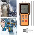 thumbnail image 2 of Wiueurtly Digital Manometer Units Adjustable Indoor Temperature Measurement Tool S Pressure Measuring Device Pressure Meter Digital Manometer Pressure Tester, 2 of 8