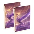thumbnail image 6 of Phoenix Bird Shiny Spiral Journal Notebook College Ruled Notebook 8.3" x 5.7" A5 Lined Thick Paper Page, 6 of 6