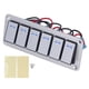 thumbnail image 1 of Panel de interruptores basculantes, 6 bandas, impermeables, 5 pines, interruptores de encendido y apagado para automóvil, 12V-24V, LED azul, 1 of 5