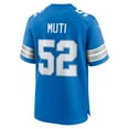 thumbnail image 3 of Men's Nike Netane Muti  Blue Detroit Lions Game Jersey, 3 of 6