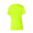 thumbnail image 6 of Sport-Tek Ladies PosiCharge Tough Tee-S (Neon Yellow), 6 of 6
