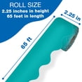 thumbnail image 2 of Carson Dellosa 65' Teal Rolled Scalloped Bulletin Board Borders (1 roll), 2 of 5