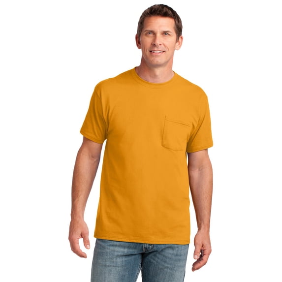 Port & Company Men's Core Cotton Pocket T-Shirt PC54P
