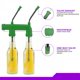 thumbnail image 5 of Inteprter Bebida Snorkel Cerveza doble Bong Adaptador Embudo Partido Dólares / Gallinas / Entretenimiento Barra de herramientas Verde, 5 of 6